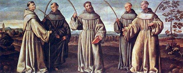 Sts. Berard, Peter, Accursius, Adjutus, and Otho - Protomartyrs of the Franciscan Order