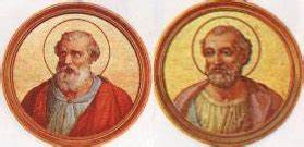 Pope St. Cletus and Pope St. Marcellinus